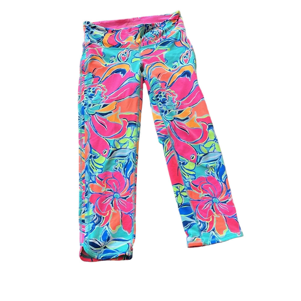 Colorful Lilly Pulitzer Floral Women’s Luxletic Leggings - Size XS